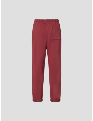 Pantalones Barrow vino para hombre, 100% algodón, logo frontal y patch smile trasero, estilo urbano MARFRANC