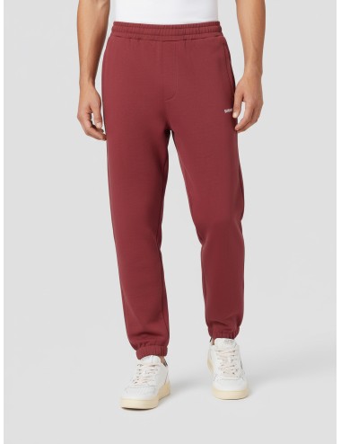 Pantalones Barrow vino para hombre, 100% algodón, logo frontal y patch smile trasero, estilo urbano MARFRANC