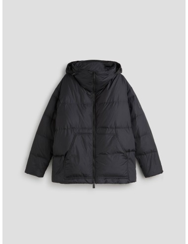 Chaqueta Premiata Down Jacket azul marino para hombre, plumón de pato, capucha desmontable, estilo funcional MARFRANC