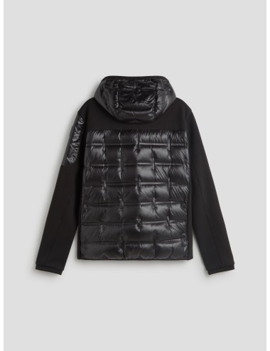 Chaqueta Parajumpers Gyles navy para hombre, plumón de pato, capucha y bolsillos técnicos, estilo urbano MARFRANC