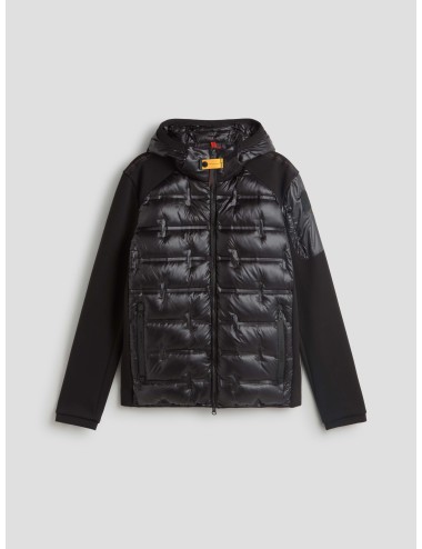 Chaqueta Parajumpers Gyles navy para hombre, plumón de pato, capucha y bolsillos técnicos, estilo urbano MARFRANC