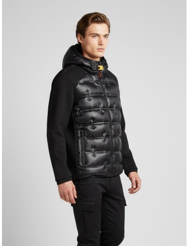 Chaqueta Parajumpers Gyles navy para hombre, plumón de pato, capucha y bolsillos técnicos, estilo urbano MARFRANC