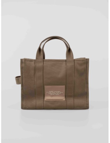 Bolso Marc Jacobs The Medium Tote Bag Slate Green para mujer en lona resistente con cremallera y correa ajustable - MARFRANC