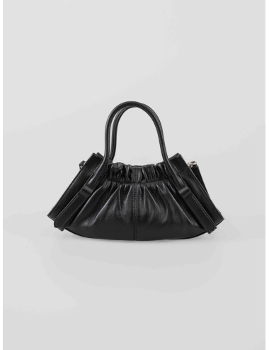 Bolso Marc Jacobs The Small Satchel negro para mujer en piel suave con cierre metálico y correa ajustable - MARFRANC