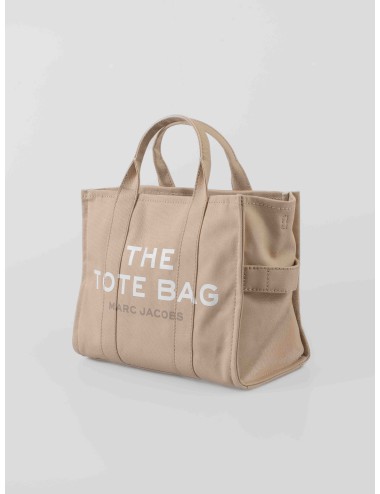Bolso Marc Jacobs The Medium Tote Bag beige para mujer en lona resistente con cremallera y correa ajustable - MARFRANC