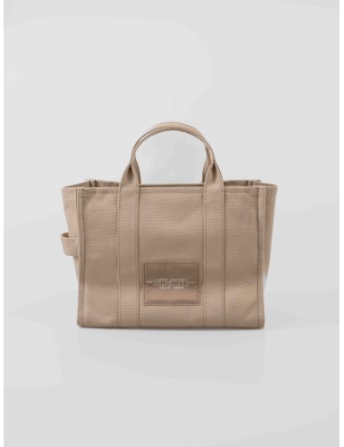 Bolso Marc Jacobs The Medium Tote Bag beige para mujer en lona resistente con cremallera y correa ajustable - MARFRANC