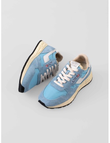Zapatillas Autry Reelwind Low mujer White Forget nylon y ante crackle, estilo retro-running, disponibles en MARFRANC