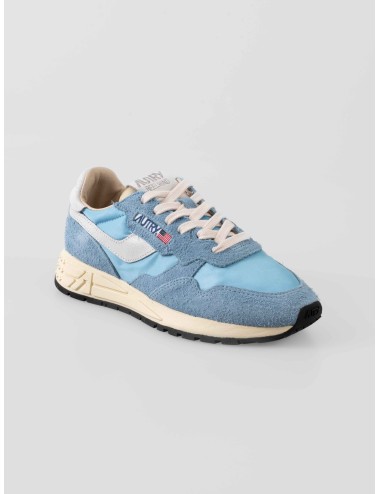 Zapatillas Autry Reelwind Low mujer White Forget nylon y ante crackle, estilo retro-running, disponibles en MARFRANC