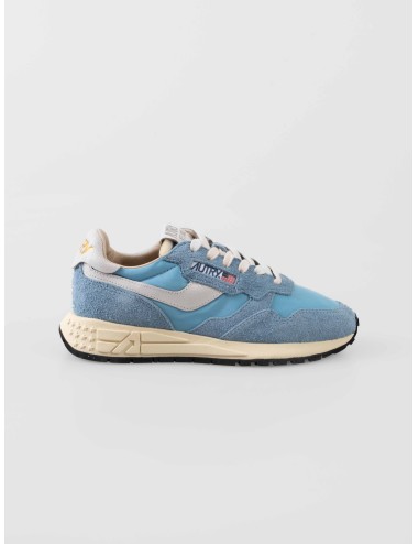 Zapatillas Autry Reelwind Low mujer White Forget nylon y ante crackle, estilo retro-running, disponibles en MARFRANC