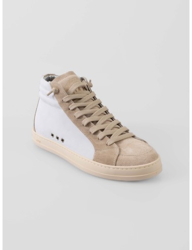 Zapatillas P448 Skate 60 mujer blancas y beige estilo high-top disponibles en MARFRANC