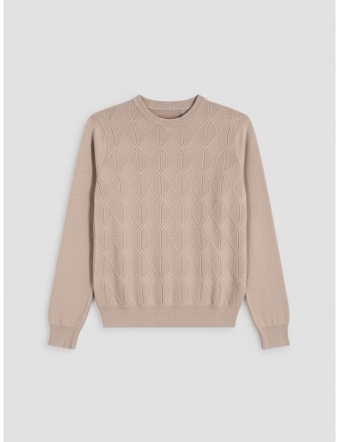 En MARFRANC presentamos nuestro Jersey DK97042 en color tórtola para hombre