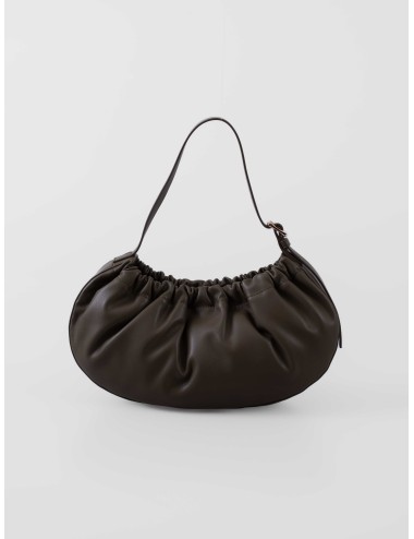 Bolso A.P.C. Ninon Hoop Bag en color Kakí Militaire TU con silueta fruncida y correa ajustable para mujer disponible en MARFRANC