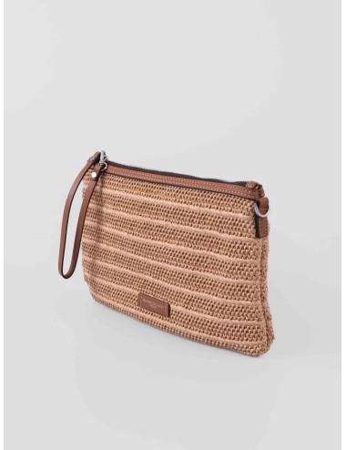 Gianni Chiarini BS 10865 Marcella Clutch naturale rafia con piel bolso mujer MARFRANC