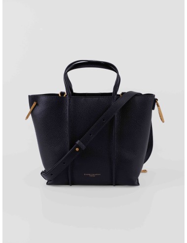 Gianni Chiarini Zahara BS 11910 nero bolso shopper de piel mujer con asas y correa MARFRANC