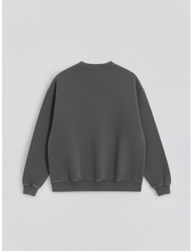 Sudadera ANINE BING Miles Leopard washed black para mujer en algodón orgánico estampado chenilla.