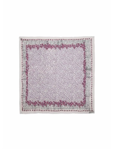 Pañuelo ZADIG & VOLTAIRE Kerry Hearts Flash para mujer en modal con estampado de corazones.