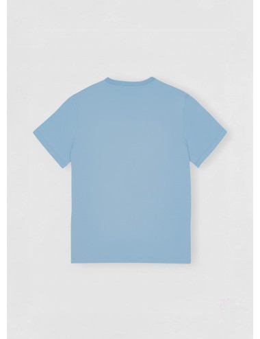 Camiseta GANNI Blue Relaxed Tiger T-shirt Blissful Blue para mujer en algodón orgánico con print tigre