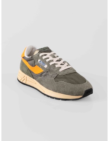 Autry - Reelwind Low Man Suede/Net - Per Salvia / Smoked Green - Zapatillas bajas - Hombre - Ante y malla - MARFRANC
