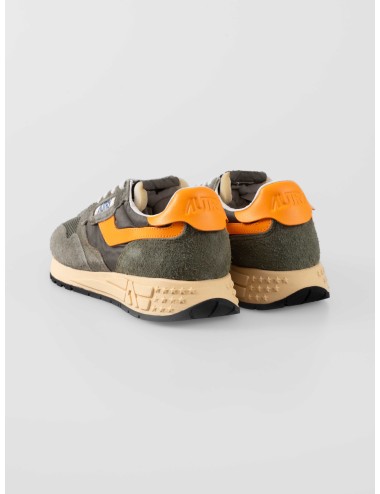 Autry - Reelwind Low Man Suede/Net - Per Salvia / Smoked Green - Zapatillas bajas - Hombre - Ante y malla - MARFRANC