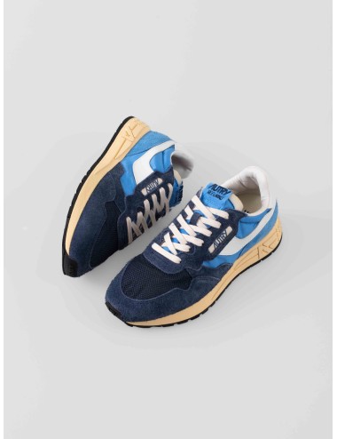 Autry - Reelwind Low Man Suede/Net - Bluette / Digital Blue - Zapatillas bajas - Hombre - Ante y malla - MARFRANC