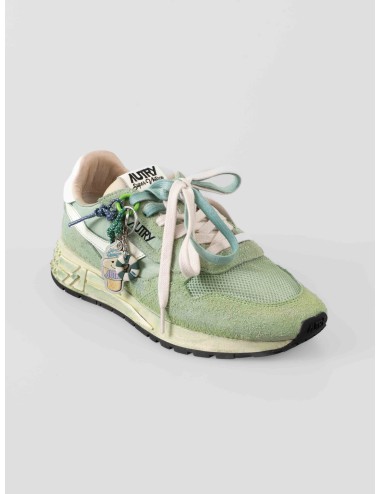 Autry - Reelwind SV Low Man Sue/Nylnet - White / Salvia - Zapatillas bajas - Hombre - Serraje y malla - MARFRANC