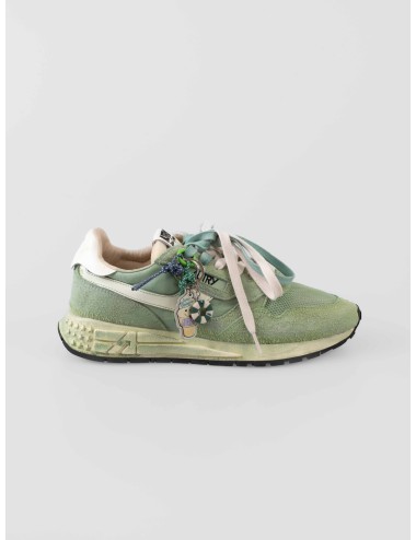 Autry - Reelwind SV Low Man Sue/Nylnet - White / Salvia - Zapatillas bajas - Hombre - Serraje y malla - MARFRANC