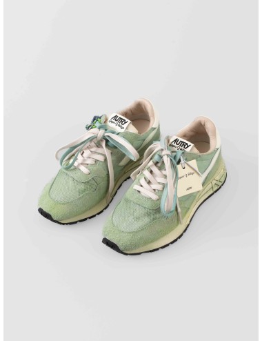 Autry - Reelwind SV Low Man Sue/Nylnet - White / Salvia - Zapatillas bajas - Hombre - Serraje y malla - MARFRANC