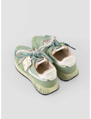 Autry - Reelwind SV Low Man Sue/Nylnet - White / Salvia - Zapatillas bajas - Hombre - Serraje y malla - MARFRANC