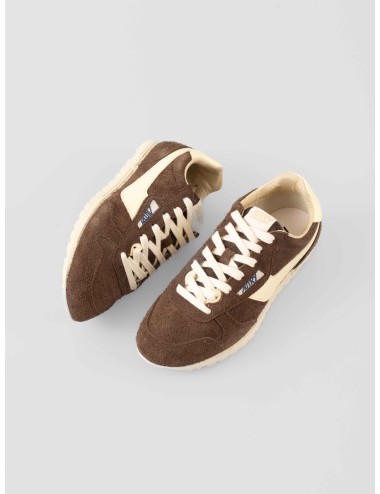 Autry - Windspin Low Wom Suede/Leat - Tundra / Rutabaga - Zapatillas bajas - Mujer - Serraje y piel - MARFRANC