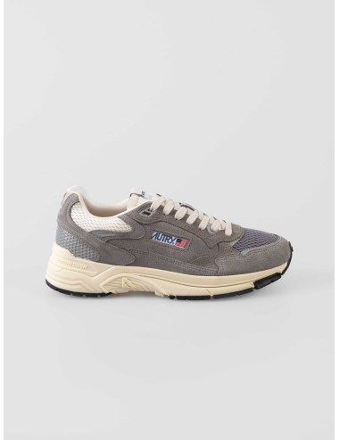 Autry - Hyperway Low Man Suede/Mesh - Plumbeo / Silver - Zapatillas bajas - Hombre - Serraje y malla - MARFRANC