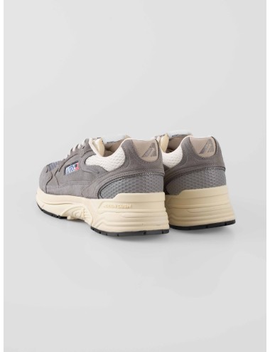 Autry - Hyperway Low Man Suede/Mesh - Plumbeo / Silver - Zapatillas bajas - Hombre - Serraje y malla - MARFRANC