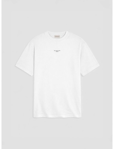 Drôle de Monsieur PERM-TS202-CO002-OPW optic white camiseta hombre algodón interlock MARFRANC.