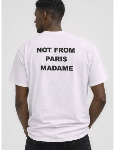 Drôle de Monsieur PERM-TS203-CO002-OPW Optic White camiseta slogan algodón hombre relaxed fit MARFRANC