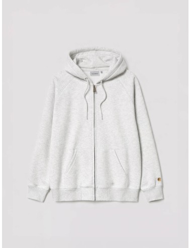Carhartt WIP I033664 Ash Heather Gold sudadera capucha hombre brushed MARFRANC