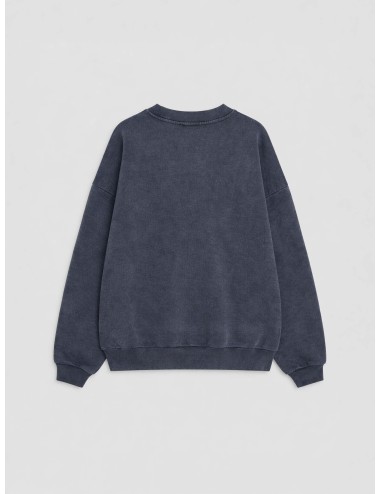 Harvey Crew Sweatshirt Snake de Anine Bing en washed black para mujer - MARFRANC