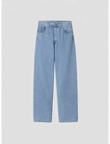 Carhartt Landon Pant I030468 azul vaquero denim algodón holgado cónico hombre MARFRANC