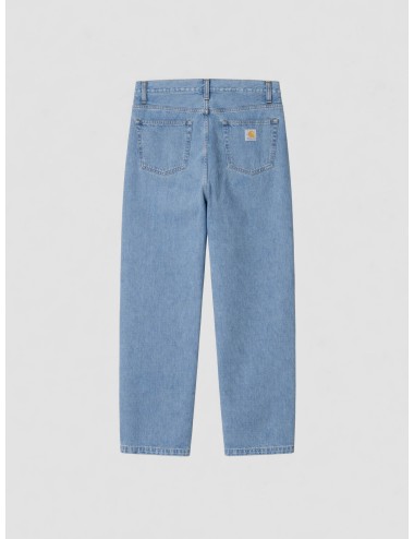 Carhartt Landon Pant I030468 azul vaquero denim algodón holgado cónico hombre MARFRANC