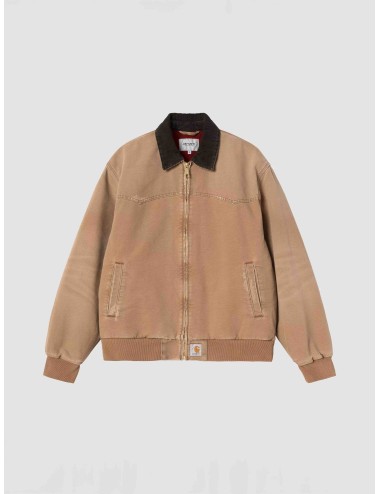 Carhartt WIP OG Santa Fe Jacket Hamilton Brown/Tobacco chaqueta hombre lona Dearborn acolchada MARFRANC