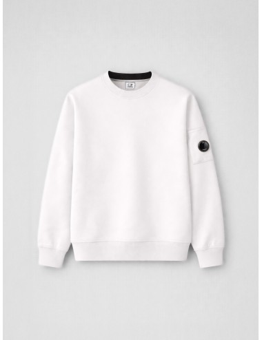 C.P. Company RCCMSS713A Gauze White 103 sudadera crewneck hombre algodón lens MARFRANC.