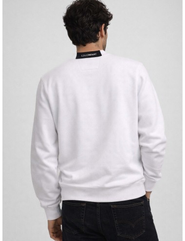 C.P. Company RCCMSS713A Gauze White 103 sudadera crewneck hombre algodón lens MARFRANC.