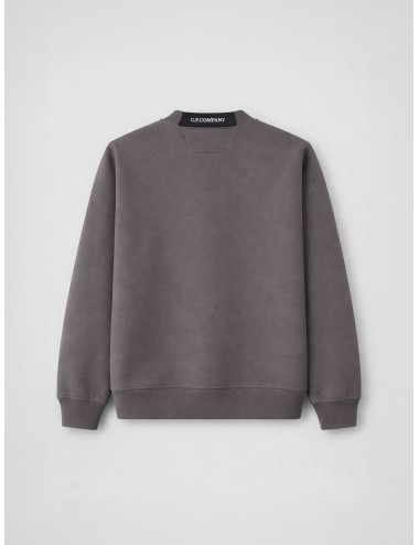 C.P. Company 20CMSS713A gunmetal sudadera hombre algodón con lente en manga MARFRANC.