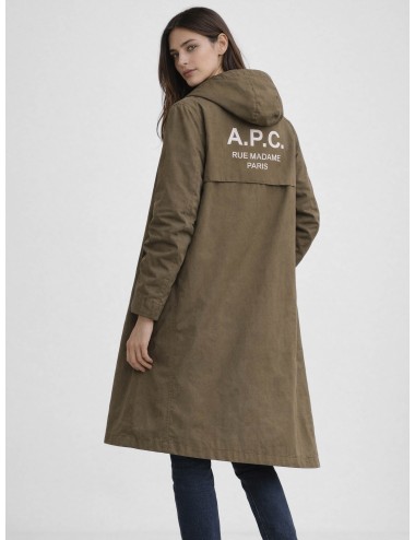 parka Kim PSALQ-M30012 de A.P.C. en CAC Marron Glace para mujer - MARFRANC