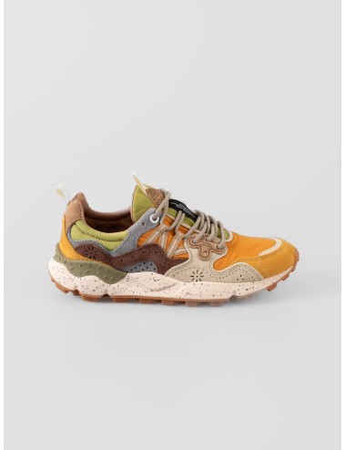 Flower Mountain - Yamano 3 - Ocher / Orange / Beige - Zapatilla unisex - Ante y tejido técnico - MARFRANC