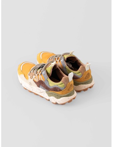 Flower Mountain - Yamano 3 - Ocher / Orange / Beige - Zapatilla unisex - Ante y tejido técnico - MARFRANC