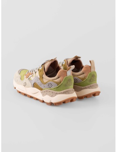 Flower Mountain - Yamano 3 - Milk Light Green - Zapatilla unisex - Ante y tejido técnico - MARFRANC