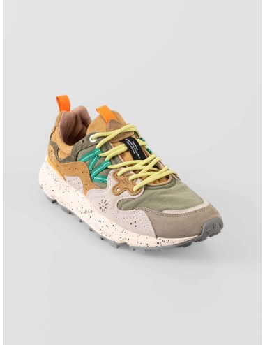 Flower Mountain - Yamano 3 - Grey White Taupe - Zapatilla unisex - Ante y tejido técnico - MARFRANC