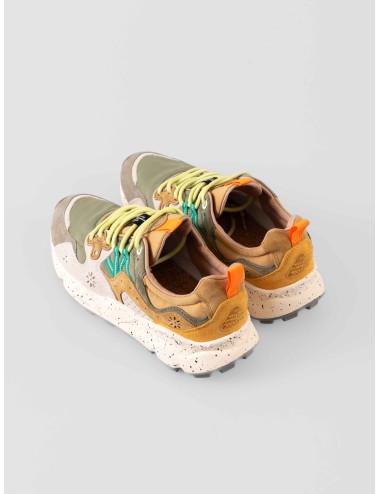 Flower Mountain - Yamano 3 - Grey White Taupe - Zapatilla unisex - Ante y tejido técnico - MARFRANC