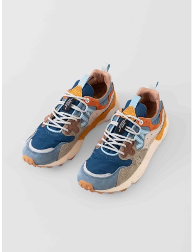 Flower Mountain - Yamano 3 - Azure Sage - Zapatilla unisex - Ante y tejido técnico - MARFRANC