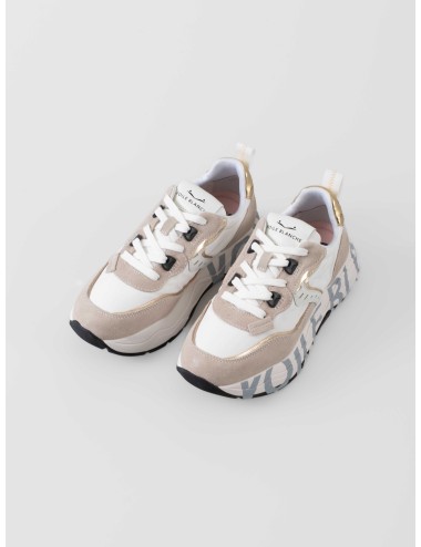 Voile Blanche - CLUB105 - White Platinum - Zapatilla mujer - Ante y técnico - MARFRANC