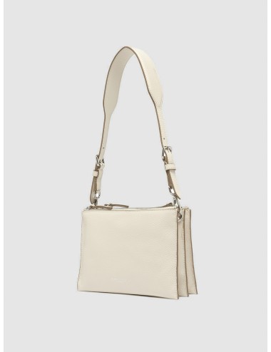 Gianni Chiarini Firenze - Lucille 11811 - Marble - Bolso crossbody mujer - Piel martellata doble zip - MARFRANC